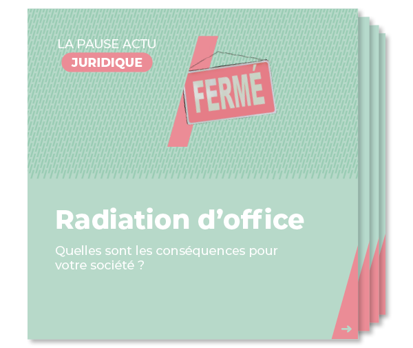 Radiation d'office